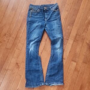 Wrangler Blue Denim Boot-Cut Jeans